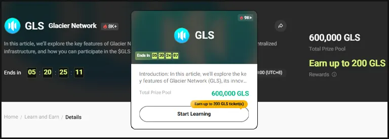 gls glacier network answers